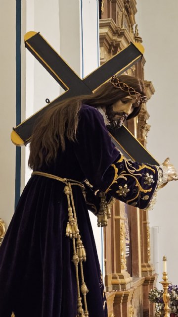 La Imagen de Nuestro Padre Jesús Nazareno, obra de Nicolás de Bussy, ya se puede ver en la iglesia de San Javier - 1, Foto 1