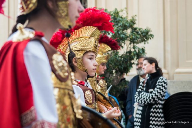 Las primeras procesiones desfilan por las calles de Cartagena - 1, Foto 1