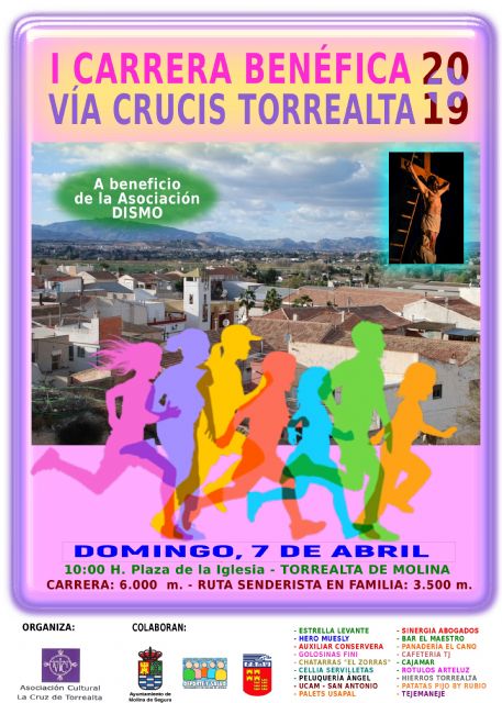 Torrealta acoge el 7 abril la I Carrera Solidaria Vía Crucis Torrealta y la I Ruta Senderista Familiar - 2, Foto 2