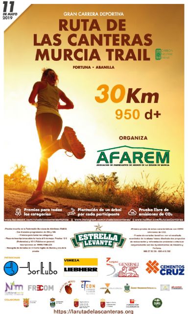 Este viernes, presentación de la Ruta de las Canteras Murcia Trail - 1, Foto 1