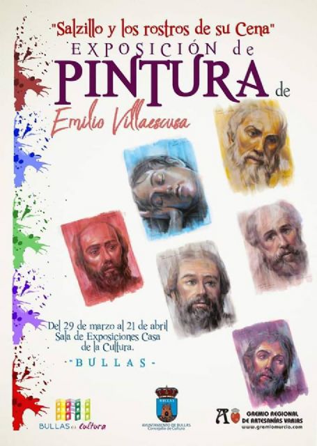 'Salzillo y los rostros de su cena' nueva exposición en la Casa de Cultura de Bullas - 1, Foto 1