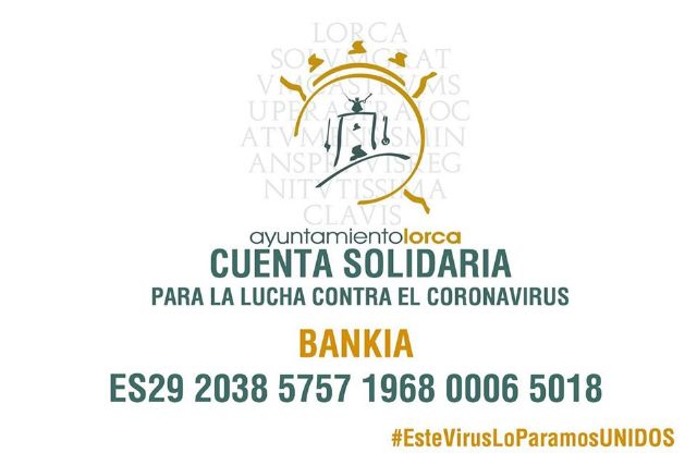 IU-Verdes Lorca pide canalizar el apoyo ciudadano a través de la cuenta solidaria del Ayuntamiento para la lucha contra el coronavirus - 1, Foto 1