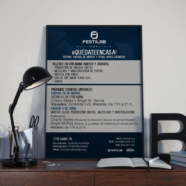 Festival virtual de música electrónica y master class de producción y mastering digital en streaming abierto - 1, Foto 1