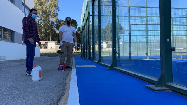 El Ayuntamiento de Puerto Lumbreras pone en marcha un plan de mantenimiento de instalaciones deportivas - 1, Foto 1