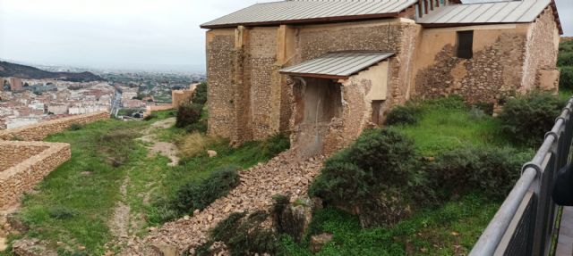 Las incesantes lluvias de los últimos días provocan daños en el patrimonio histórico de Lorca pendientes de valoración - 1, Foto 1