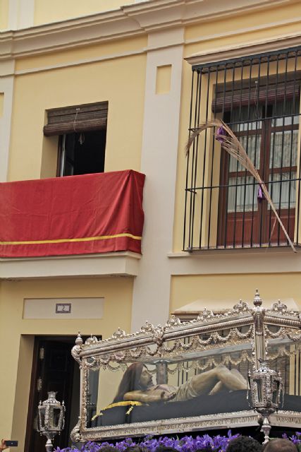 Procesiones. La primera procesión de una dolorosa bajo palio que mantiene las formas y la estética del Siglo pasado de ocho varales del siglo XVIII en la su vida a sus sede de la Real Ermita de San Gregorio de Osset - 2, Foto 2