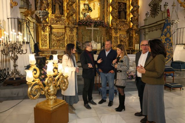 El Taller de Restauración Municipal recupera los candelabros originales del primer trono de la Virgen de los Dolores - 1, Foto 1