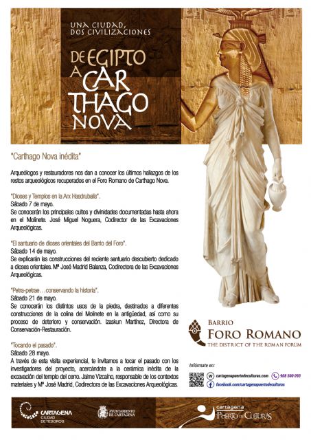 Carthago Nova Inédita acercará a ciudadanos y visitantes los últimos hallazgos arqueológicos del Foro Romano - 1, Foto 1