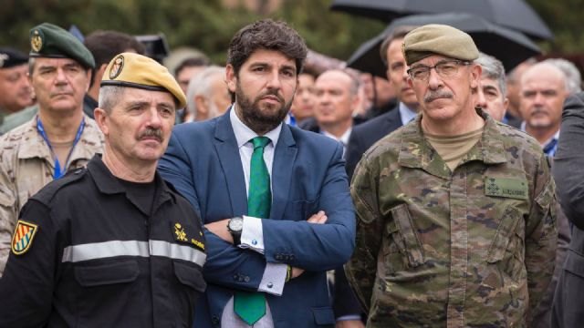 López Miras: La perfecta coordinación de todos los efectivos participantes en el simulacro nos confirma que estamos en buenas manos - 1, Foto 1