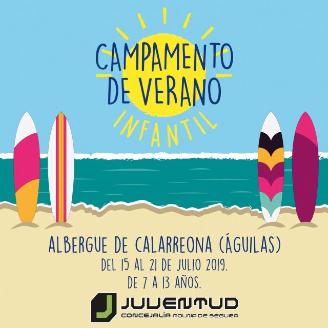 Los campamentos de Verano 2019 de la Concejalía de Juventud de Molina de Segura ofrecen 90 plazas para niños y jóvenes de 7 a 18 años - 1, Foto 1