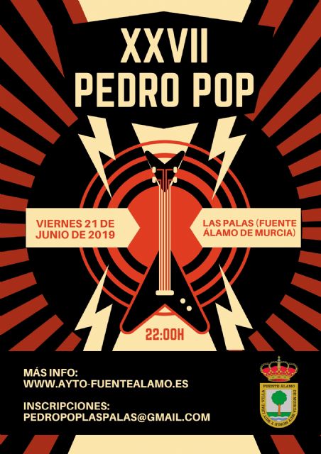 Abierto el plazo de inscripción en el concurso musical ´Pedro Pop´ que se celebrará el próximo 21 de junio - 1, Foto 1