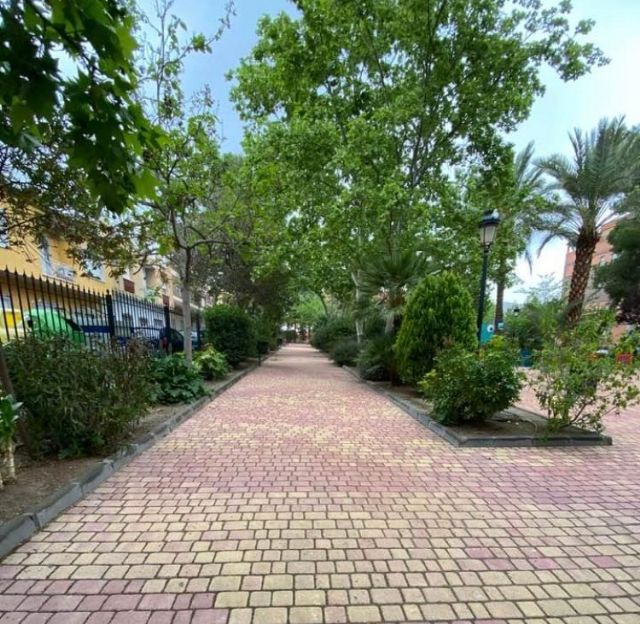 El Ayuntamiento de Lorca lleva a cabo la plantación de más de medio millar de varias especies de árboles - 2, Foto 2