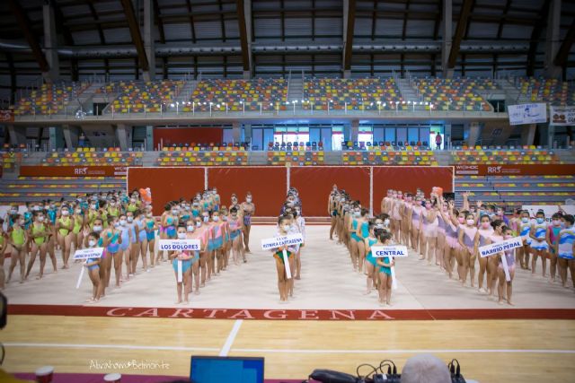 La competición escolar de conjuntos de gimnasia rítmica de las escuelas municipales se reanuda tras la pandemia - 1, Foto 1