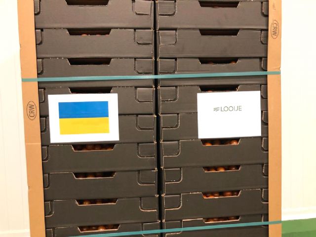 Looije dona dos palés de tomate cherry a Ucrania - 2, Foto 2