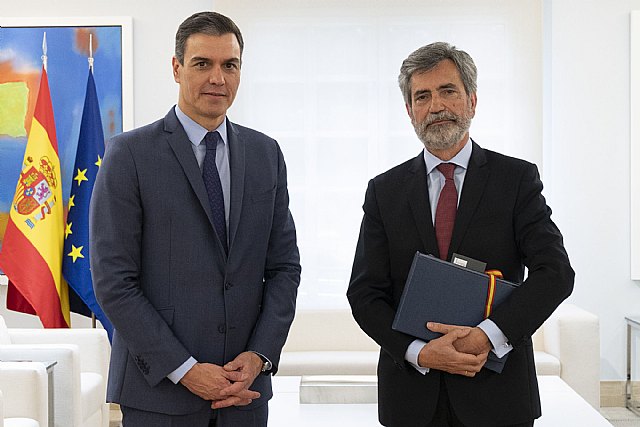 Pedro Sánchez recibe al presidente del Tribunal Supremo y del Consejo General del Poder Judicial - 2, Foto 2