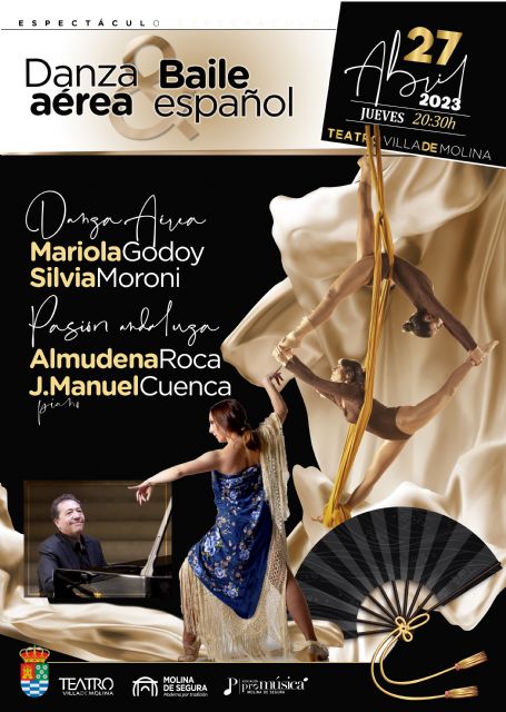 Espectáculo de danza aérea y baile español, tercera propuesta de las IV Jornadas Molina Ciudad de la Danza, el jueves 27 de abril en el Teatro Villa de Molina - 1, Foto 1