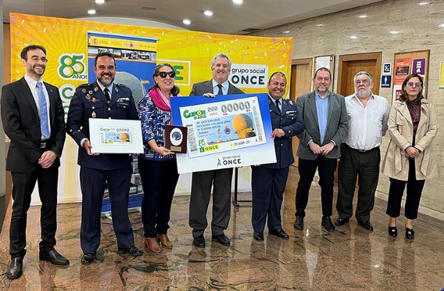 El Escuadrón de Vigilancia Aérea nº 13 de Sierra Espuña celebra su 30 aniversario en el cupón de la ONCE el 29 de abril - 2, Foto 2