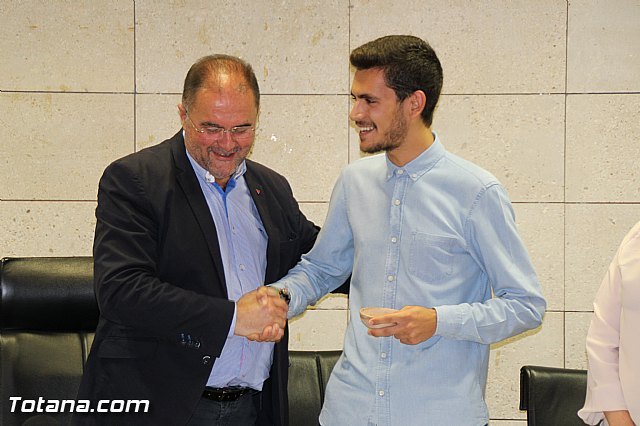 Recepción institucional al joven totanero Pedro Antonio García Tudela, Foto 3