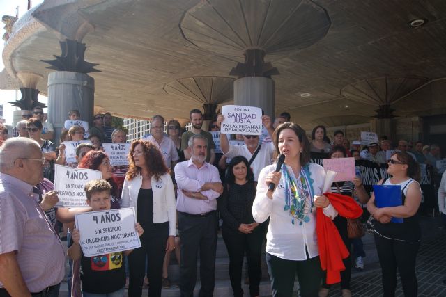 El PSOE reivindica  en la Asamblea junto a los vecinos de Moratalla una sanidad justa para las áreas rurales del Noroeste - 1, Foto 1