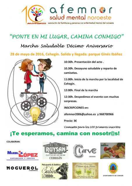 AFEMNOR celebrará una marcha el próximo sábado  para concienciar a la sociedad sobre las enfermedades mentales - 1, Foto 1