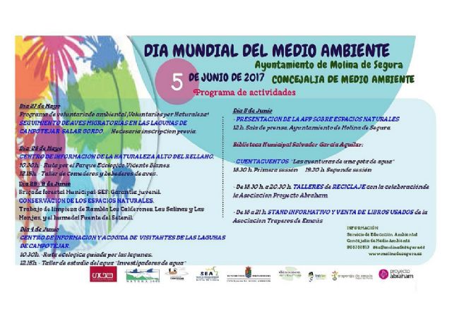 Molina de Segura celebra el Día Mundial del Medio Ambiente 2017 con diversas actividades para todos los públicos - 1, Foto 1