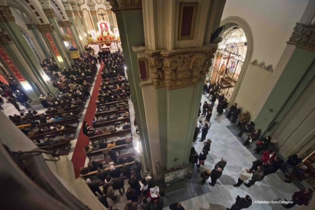 El alcalde asistira a la Eucaristia y Besamano a la Virgen de las cuatro Cofradias cartageneras - 1, Foto 1