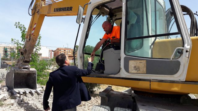 Comienzan las obras del primer tramo de la Ronda Central, que se convertirá en una herramienta que favorecerá el desarrollo de Lorca y sus comunicaciones - 1, Foto 1