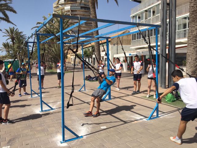 Los 16 Juegos del Mar Menor reúnen a 500 alumnos de ESO en la playa de Santiago de la Ribera - 2, Foto 2