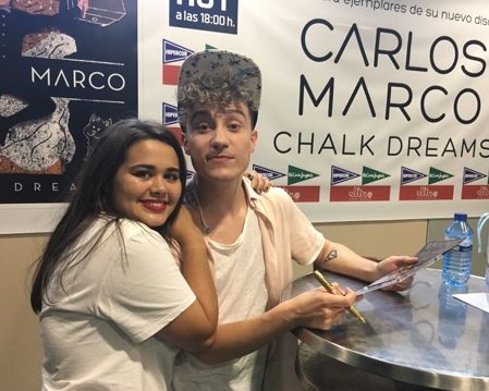 Carlos Marco , firma su nuevo trabajo ´chalk dreams´ - 1, Foto 1