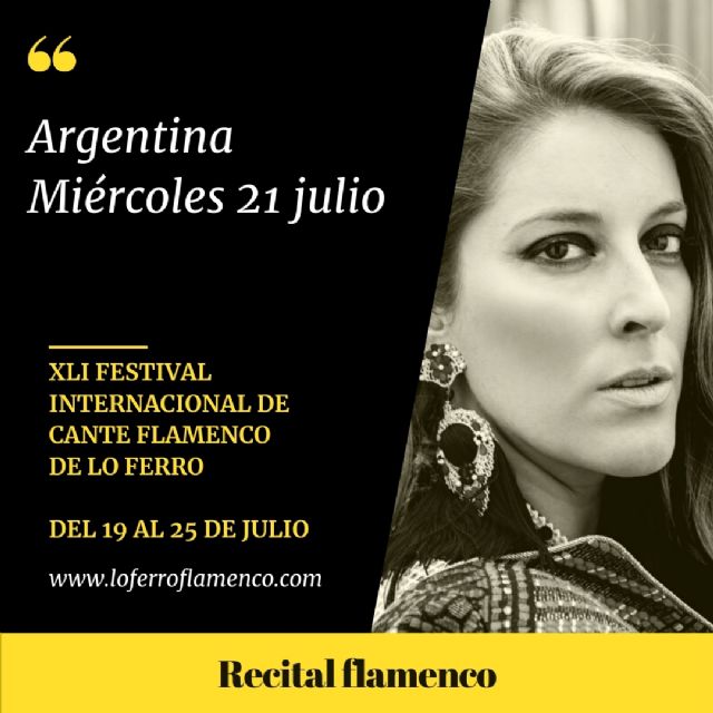 Argentina primera confirmación de la XLI edición del Festival de Lo Ferro - 2, Foto 2