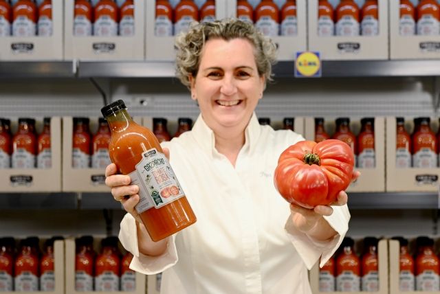 Lidl y Pepa Muñoz innovan con su gazpacho de autor, el único elaborado con tomate Rosa - 4, Foto 4