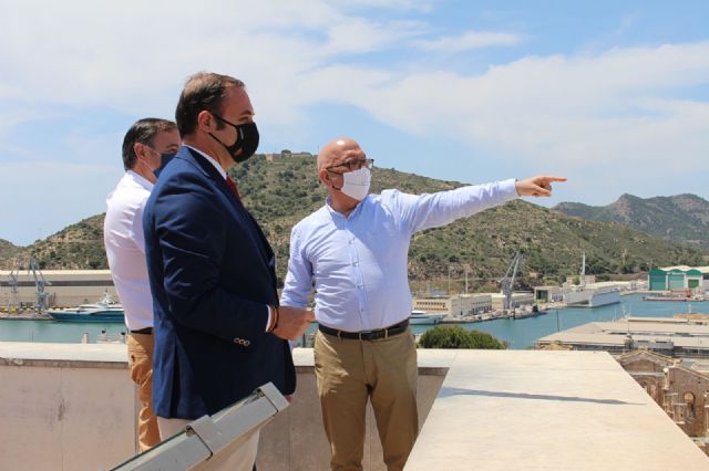 Avanza la iluminación de castillos y fortalezas de Cartagena - 1, Foto 1