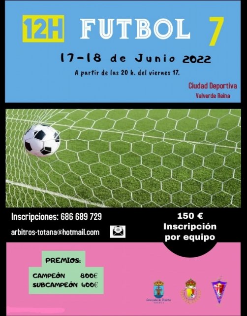 Organizan las 12 Horas de Fútbol-7 los días 17 y 18 de junio, en la Ciudad Deportiva “Valverde Reina”, Foto 1