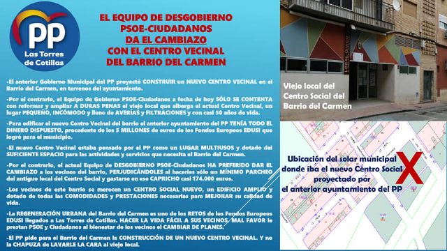 Local del Centro Vecinal del Barrio del Carmen de Las Torres de Cotillas - 1, Foto 1