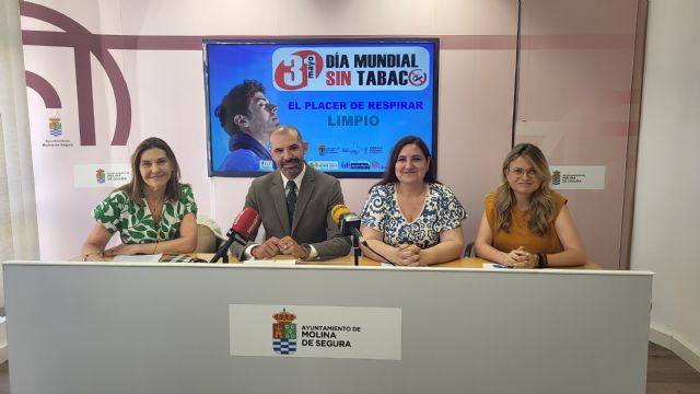 El Ayuntamiento de Molina de Segura se une a los centros de salud, Ribera Hospital de Molina y farmacias de la localidad para conmemorar el Día Mundial Sin Tabaco - 2, Foto 2