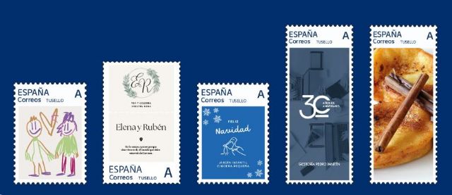 Correos emitió 44 sellos personalizados en la Región de Murcia - 1, Foto 1