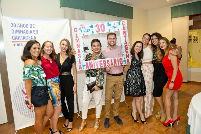 Una cena de gala puso la guinda a la celebracion del 30 aniversario de la Gimnasia en Cartagena - 1, Foto 1