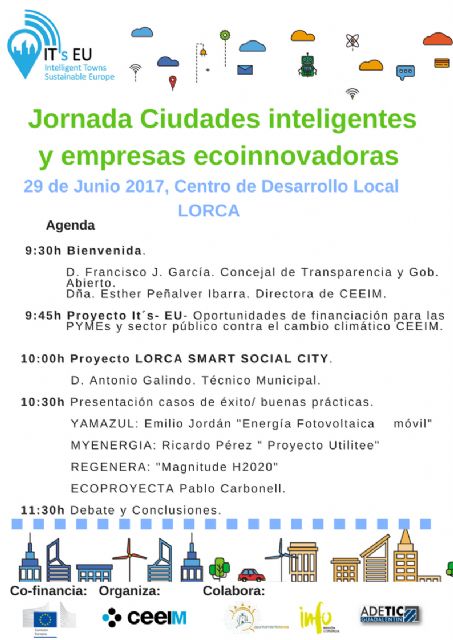 El Centro de Desarrollo Local acogerá el próximo jueves una jornada  sobre ciudades inteligentes y empresas ecoinnovadoras enmarcada dentro del Proyecto IT´S EU - 1, Foto 1