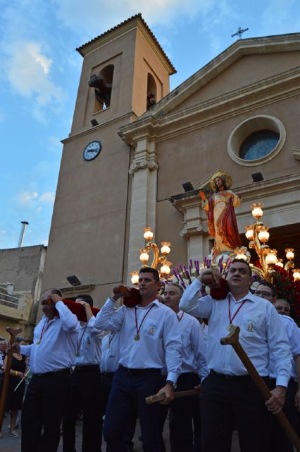 El Sagrado Corazón no falta a la tradición y procesiona por Las Torres de Cotillas - 1, Foto 1