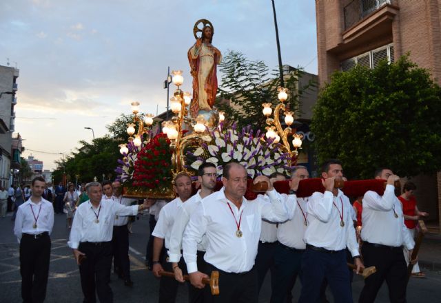 El Sagrado Corazón no falta a la tradición y procesiona por Las Torres de Cotillas - 5, Foto 5