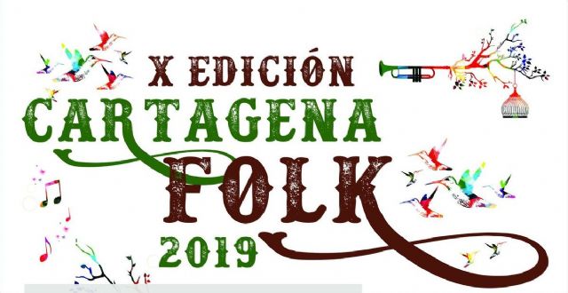 El Festival Cartagena Folk presenta la programación y horarios de su X edición - 1, Foto 1
