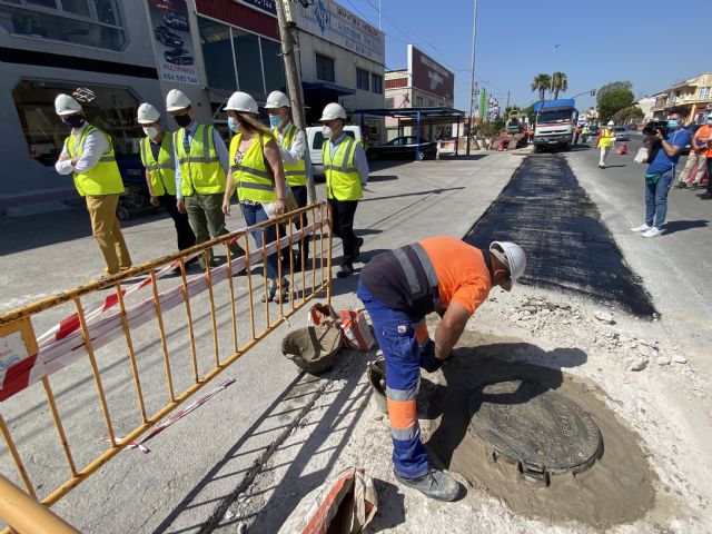 El Ayuntamiento destina más de 460.000 euros a la ampliación de la red de saneamiento de Sangonera La Seca - 3, Foto 3