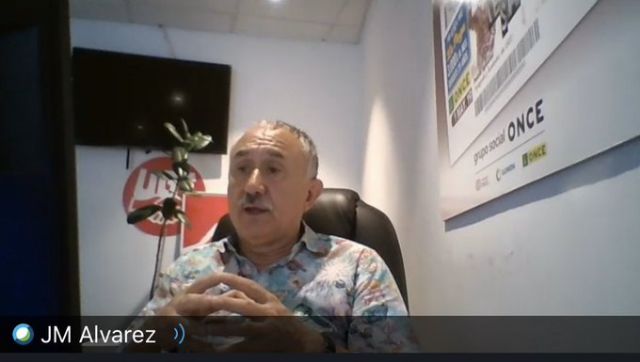 Pepe Álvarez clausuró el ciclo de Videoconferencias del Covid-19 organizadas por el PSOE de Cartagena - 1, Foto 1