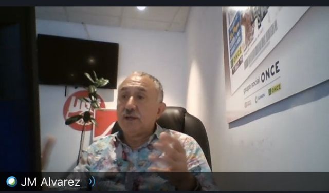 Pepe Álvarez clausuró el ciclo de Videoconferencias del Covid-19 organizadas por el PSOE de Cartagena - 2, Foto 2