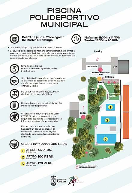 Apertura de las piscinas de verano del Polideportivo Municipal Mariano Rojas Temporada 2021 - 1, Foto 1