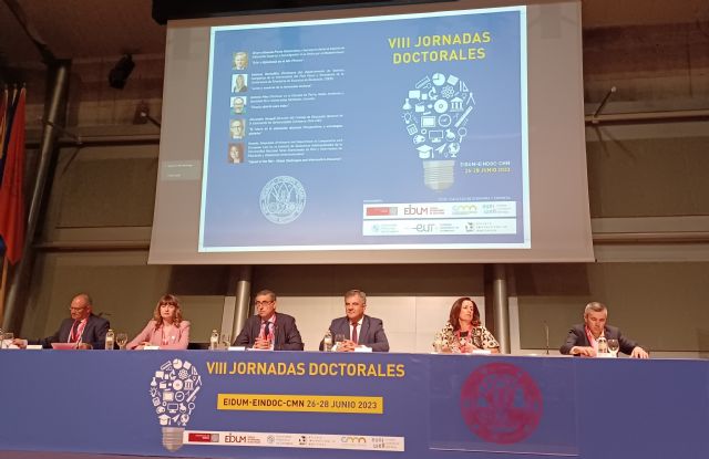 Juan María Vázquez inaugura las VIII Jornadas Doctorales EIDUM-EINDOC-Campus Mare Nostrum - 1, Foto 1