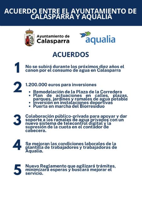 El Ayuntamiento alcanza un gran acuerdo con Aqualia - 2, Foto 2