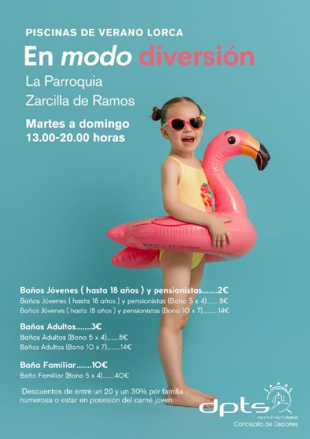 Las piscinas municipales de verano de La Parroquia y Zarcilla de Ramos abrirán el 1 de julio con cursos de natación y aquagym - 3, Foto 3
