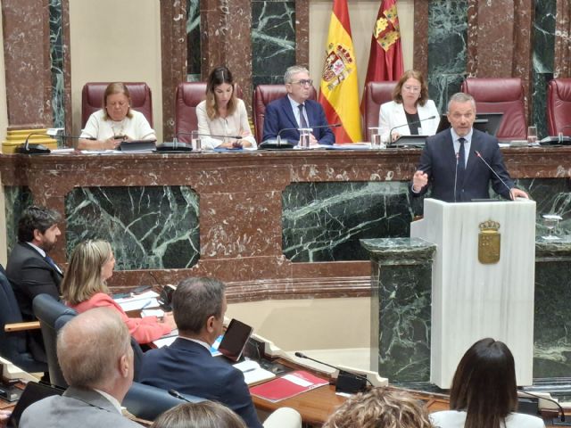 Segado defiende la democracia y las políticas de prosperidad de López Miras frente a un Sánchez en fase terminal y acorralado por la corrupción - 1, Foto 1