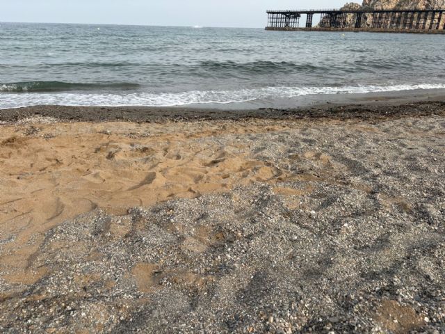 El Partido Popular denuncia la alteración de la playa de El Hornillo por el vertido de arena que modifica sus características naturales - 1, Foto 1